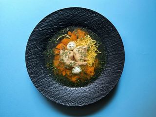 Консоме із перепілки з домашньою локшиною (350g)