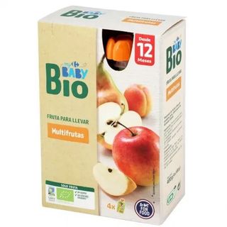 Pouch Multifrutas +12M My Carrefour Baby Bio 4x100 Gr.