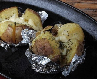 Patatas Asadas Con Lardo