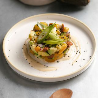 tartar de mango y aguacate