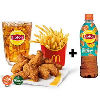 MENIU MARE 9 ARIPI DE PUI + LIPTON MANGO PORTOCALE