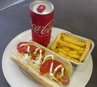Hot dog menu