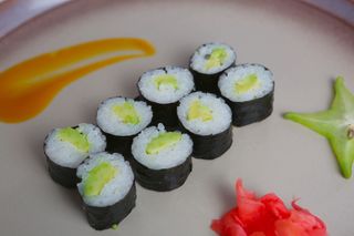 Hosomaki z awokado 8szt