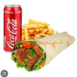 Menu durum de falafel 