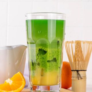 Matcha Con Zumo De Naranja Natural (400 Cl.)