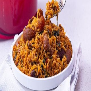 Cow Head Sauce And White Rice