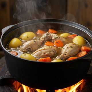 Boiled Chicken Stew