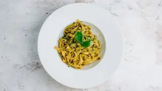 Fettuccine genovese