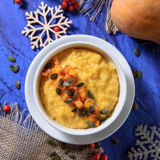 Каша пшенная с тыквой