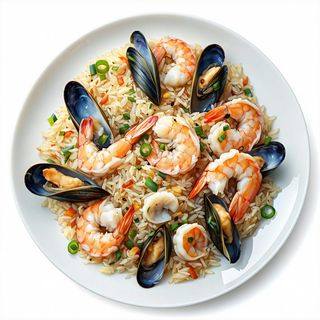 Riso con misto mare