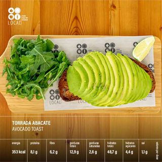 Torrada Abacate