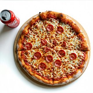Pizza Classica Margherita Grande + Coca-Cola Lattina 330ml