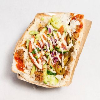 Kebab w bułce MIX Kurczak-Karkówka