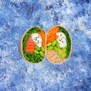 The super salmon wrap