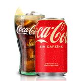 Coca-Cola Sabor Original Sin Cafeína lata 330ml.