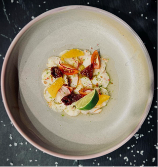 Carpaccio di gamberi