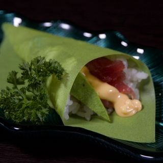 118. Temaki spicy tuna