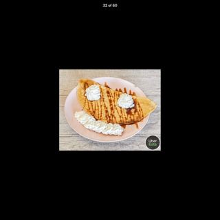 Crepe de Sirope de Caramelo y Nata