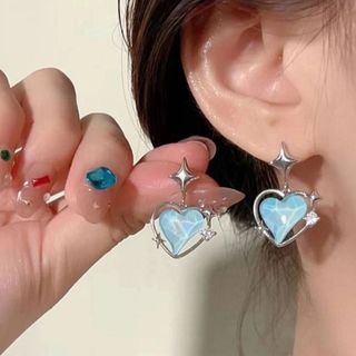 Серьги Сердце 1000тг