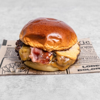 Smash Burger King Bacon Cheese Burger