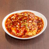 39) Petto di pollo fritto in salsa agropiccante dello chef