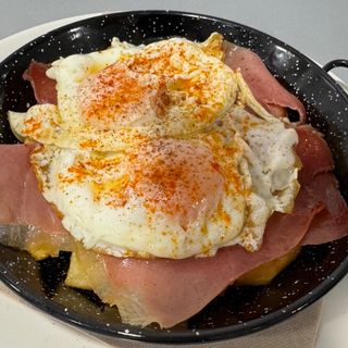 Sartén de Jamón, Huevos y Patatas
