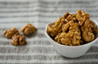 Nueces con miel