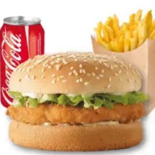 Hemburguesa pollo menu