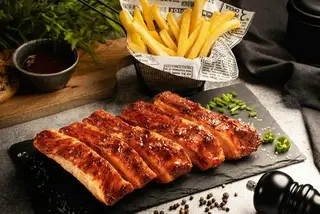 Menú Individual Costilla Barbacoa