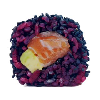 111- Black sake avocado roll - 4 pezzi