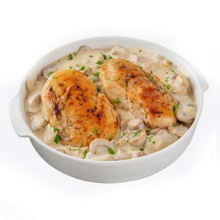 Pollo Con Champiñones (Ración)