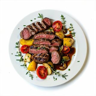 Grigliata mista abbacchio, salsiccia e lombata