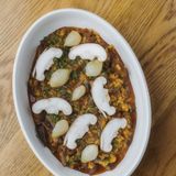 Arroz meloso de costilla de cerdo y setas