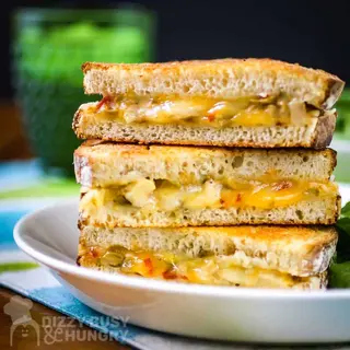 Grilled Chicken and cheese sandwich