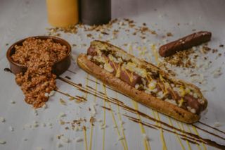 Baguette de perrito barbacoa