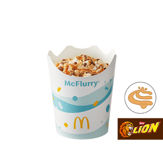 McFlurry® Lion® z polewą karmelową