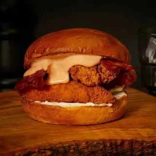 Doble Cheeseburger de Pollo
