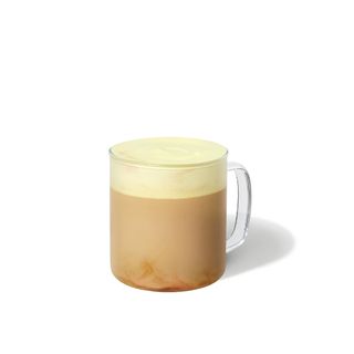 CARAMELISED BANANA FLAVOUR VELVET LATTE
