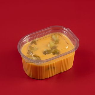 ყველის სოუსი "ძაგი" ხალაპენიოთი