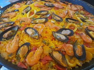 Paella De Mariscos (1 Ración)