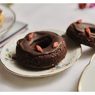 Donut healthy de chocolate (8 unidades) - Frutos secos, huevo, leche, soja