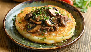 Naleśnik z pieczarkami