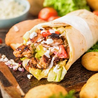 Chawarma Mixte+ frit+sauce