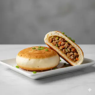 19B Pan Chino Relleno De Carne (2 Pzs.)