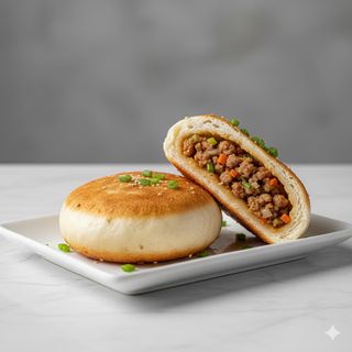 19B Pan Chino Relleno De Carne (2 Pzs.)