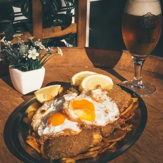 Milanesa A Caballo