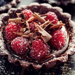 Шоколадов тарт с малини