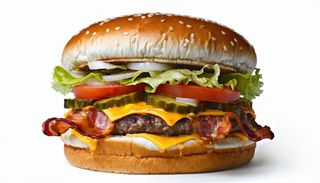 King grillburger e patatine