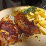 1/2 Pollo Asado con Patatas