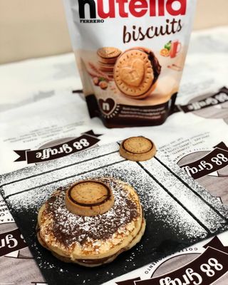 Pancake Nutella biscuits